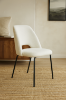Picture of Deluxe Modern Dining Chair – Thick Cushion & Bouclé Fabric